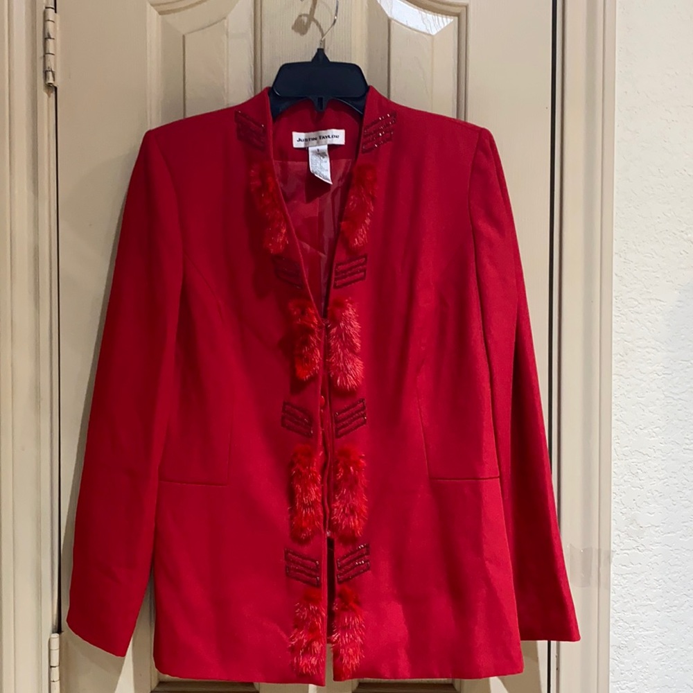 Justin Taylor blazer size 8